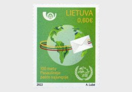 Lituanie 2022 - 100 Ans De La Lituanie Dans L'Union Postale Universelle (UPU) ** - UPU (Union Postale Universelle)