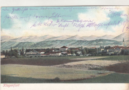 D4289) KLAGENFURT - Sehr Alte Colorierte AK über Felder Auf Stadt Gesehen 1914 FELDPOST - Klagenfurt