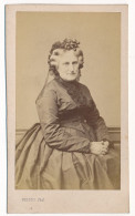 Photographie XIXe CDV Portrait De Madame Sercé Ou Séré Photographe Persus Paris - Personas Identificadas