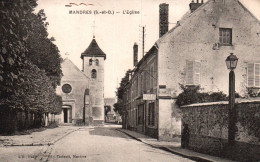 MANDRES - Rue De Brunoy, L'Eglise - Mandres Les Roses