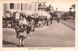 La Marchande De Fleurs.Nice - Petits Métiers