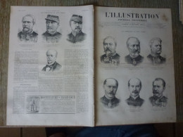 L'Illustration Février 1880 Commandants Des Corps D'Armée Hôtel Continental Exposition Universelle Melbourne - 1850 - 1899
