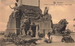 BELGIQUE - Bruxelles - Colonne Du Congrès - Tombeau Du Soldat Inconnu - Carte Postale Ancienne - Monuments, édifices