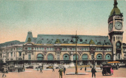 FRANCE - Paris - La Gare De Lyon - Animé - Colorisé - Carte Postale Ancienne - Trasporto Pubblico Stradale