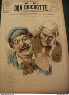 1885 Journal Satirique LE DON QUICHOTTE - JEAN QUI RIT ET JEAN QUI PLEURE Par Gilbert MARTIN - 1850 - 1899