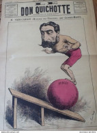 1886 Journal LE DON QUICHOTTE  - Mr SADI CARNOT Par Gilbert MARTIN - BUDGET - 1850 - 1899