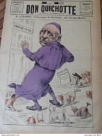 1886 Journal LE DON QUICHOTTE - LABORATOIRE PASTEUR - Mr GUILBERT ARCHEVÊQUE DE BORDEAUX Par Gilbert MARTIN - DÉMOCRATIE - 1850 - 1899