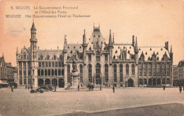 BELGIQUE - Bruges - Le Gouvernement Provincial Et L'Hôtel Des Postes -  Carte Postale Ancienne - Brugge