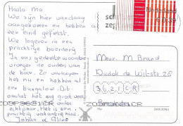 Netherlands , ATM Labeln € 0,39  Used On Postcard - Viñetas De Franqueo [ATM]