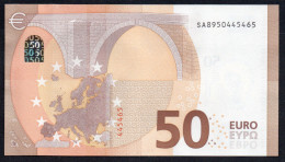 50 EURO ITALY  LAGARDE SA S048H5 LAST POSITION   Ch  "95"  UNC - 50 Euro