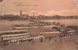 ALLEMAGNE - Cöln A Rh - Schiffsbrücke Un Blick Auf Deutz - Carte Postale Ancienne - Koeln