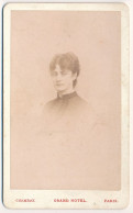 Photographie XIXe CDV Portrait De Louise LEGROS épouse Napoléon PATORNI Photographe Chambay Paris - Personnes Identifiées