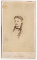 Photographie XIXe CDV Portrait De Louise LEGROS épouse Napoléon PATORNI Photographe Laurent Paris - Persone Identificate