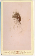 Photographie XIXe CDV Portrait De Louise LEGROS épouse Napoléon PATORNI Photographe Hideux Compiègne - Personnes Identifiées
