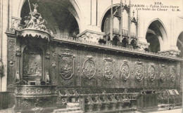 FRANCE - Paris - Notre Dame Les Stales Du Choeur - CM - Carte Postale Ancienne - Andere Monumenten, Gebouwen