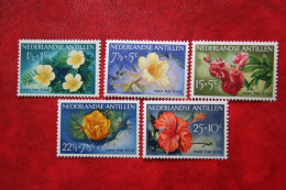 Kinderzegels Child Welfare Flower NVPH 248-252 1955 POSTFRIS / MNH ** NEDERLANDSE ANTILLEN NIED. ANTILLEN NETH. ANTILLES - Curaçao, Nederlandse Antillen, Aruba