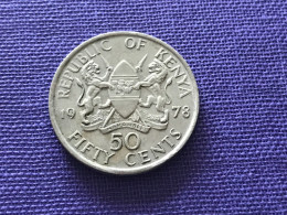 Münze Münzen Umlaumünze Kenia 50 Cents 1978 - Kenya