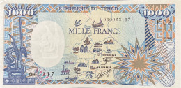 Chad 1.000 Francs, P-10Aa (1.1.1985) - UNC - Chad