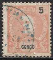 Portuguese Congo – 1898 King Carlos 5 Réis Used Stamp - Portuguese Congo