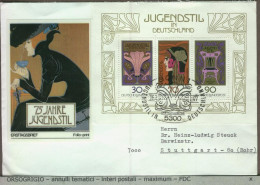 GERMANY - DEUTSCHE - FDC 1977 -  JUGENDSTIL - 1974-1980