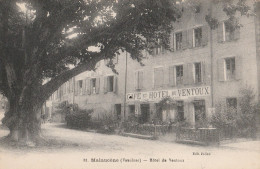 CPA 84 MALAUCENE CAFE HOTEL DU VENTOUX - Malaucene