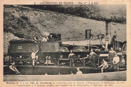 FRANCE - Strasbourg - Locomotives De France - Machine N°4 La Ville De Strasbourg ... - Carte Postale Ancienne - Haguenau