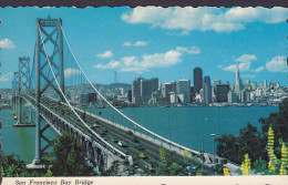 United States PPC San Francisco Bay Bridge Brücke Pont Photo Sandor Balatoni SAN FRANCISCO 1976 Amager Denmark (2 Scans) - San Francisco