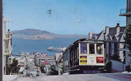 United States PPC San Francisco Cable Car -Hyde Street & Alcatraz SAN FRANCISCO 1969 ROCHESTER New York Lincoln - San Francisco