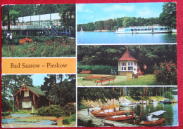 AK Bad Saarow Pieskow Boat Schiff Furstenwalde Bild Und Heimat Deutschland DDR Gelaufen Used Postcard A22 - Bad Saarow