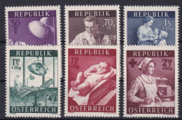 AUSTRIA 1954 - MNH - ANK 1008-1013 - Complete Set! - Nuevos