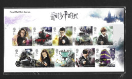 Great Britain 2018 Harry Potter Presentation Pack Sg 4141/50 & MS 4151 - Presentation Packs