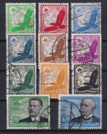 DEUTSCHES REICH 1934 - Canceled - Mi 529-539 - Neufs