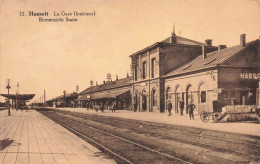 BELGIQUE - Hasselt - La Gare - Intérieur  -  Carte Postale Ancienne - Hasselt