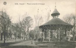BELGIQUE - Hasselt - Place Léopold Et Kiosque -  Carte Postale Ancienne - Hasselt