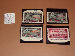 LEVANT POSTE AERIENNE 1942 N°1/4 - NEUF AVEC CHARNIERE (Pochette Roses) - Unused Stamps