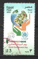 EGYPTE. N°2133 Oblitéré De 2013. Journée Mondiale De L'environnement. - Protection De L'environnement & Climat
