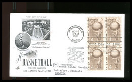 USA - FDC 1961 - BASKET BALL - 1961-1970