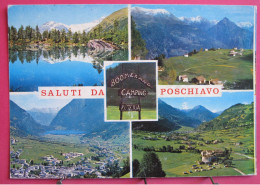 Suisse - Grisons - Saluti Da Poschiavo - Lago Di Soaseo - Camping Boomerang - Poschiavo