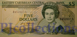 EAST CARIBBEAN 5 DOLLARS 1988 PICK 22a1 UNC - East Carribeans