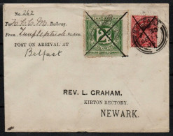 1906 Midland Railway Northern Counties Commitee 2d Dark Green Die I Used On Rev. Graham Cover.  Read On .... - Chemins De Fer & Colis Postaux