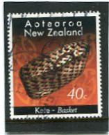 NEW ZEALAND - 1996   40c  MAORI CRAFTS  FINE  USED - Gebraucht