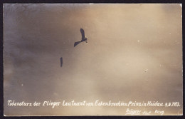 1913 Ungelaufene Foto AK: Gröger, Brieg. Todessturz Flieger Lt. Von Eckenbrecher U. Prinz In Heidau. 04.09.13 - Unfälle
