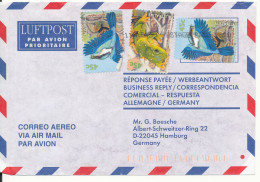 Australia Air Mail Cover Sent To Germany Topic Stamps FROG And BIRD - Storia Postale