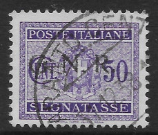 Italia Italy 1944 RSI Segnatasse GNR C50 Sa N.S53 US - Postage Due
