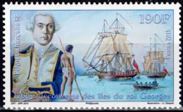 POLYNESIE FRANCAISE - 250e Anniversaire De La Découverte Des îles Du Roi George - Neufs