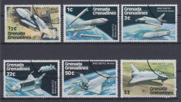 Raumfahrt, Grenada-Grenadines  253/58 , O  (A6.1095) - América Del Norte