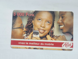 SENEGAL-(SN-ALI-REF-0005A)-Vivez Le Meilleur Du Mobile 3 Women-(5.000(01-27-46-55-22-76-87)-used Card+1card Prepiad Free - Sénégal