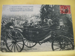 8G 9240 RARE CPA 1907 - 44 INAUGURATION DE LA NOUVELLE ENTREE DU PORT DE ST NAZAIRE 1907 - ANIMATION - Inaugurazioni