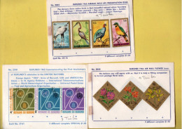 24 TIMBRES. BURUNDI . FLEURS AIRMAIL 1966 . OISEAUX AIRMAIL 1965 .ANNIVESAIRE INDÉPENDANCE 1963 - Réf. N°902T - - Unused Stamps