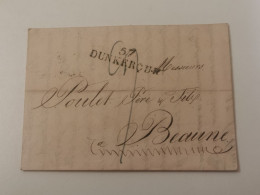 Lettre, 1826 Oblitéré Dunkerque 57 - 1801-1848: Precursori XIX